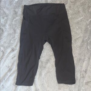 Leggings high rise Capri Charcoal Leggings